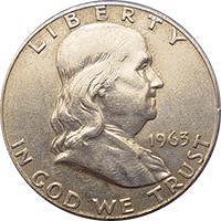 franklin half dollar 90% silver