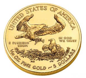 $5 1/10oz American Gold Eagle