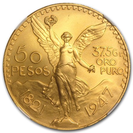 50 Pesos Mexican Gold Coin