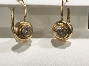 1.0ct tw Diamond Earrings 14k yg