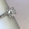 1.01ct RB GIA G-I1 14k wg Solitaire Ring